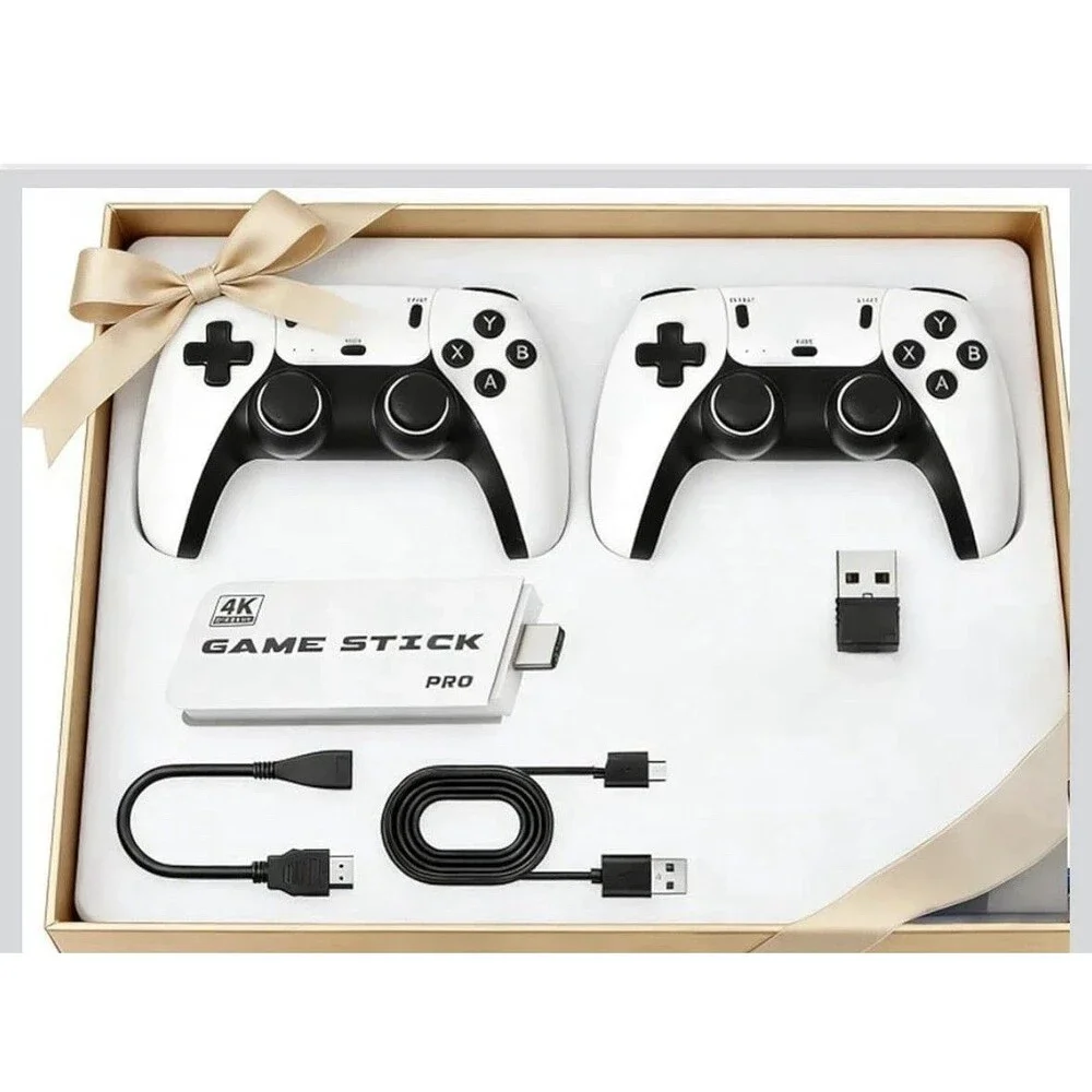 SJGAM M15 Plus Retro Video Game Console 4K HDMI Gaming Wireless 2 Controllers